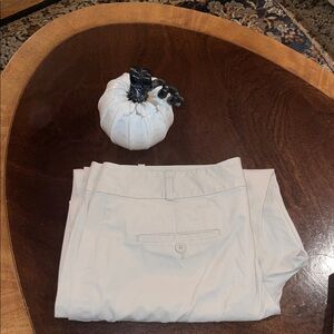 Talbots, Women’s Sz 16, Stone-color, cotton ankle pants, cute, traditional look.